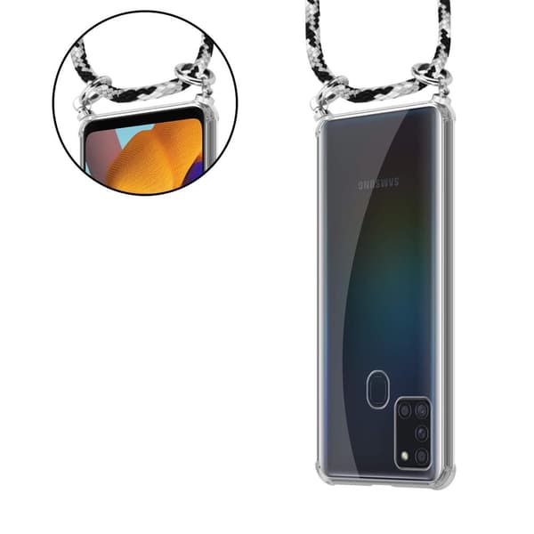 Etui Samsung Galaxy A21s Cover Kæde ()