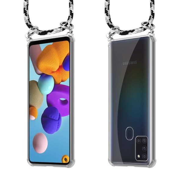 Etui Samsung Galaxy A21s Cover Kæde ()