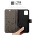 Miniatyrbilde 6 av 9: Deksel til iPhone 12 / 12 PRO Lommebokdeksel i blomster design med magnetisk lukking, stativfunksjon og kortplasser