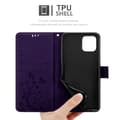 Miniatyrbilde 6 av 8: Deksel til iPhone 12 / 12 PRO Lommebokdeksel i blomster design med magnetisk lukking, stativfunksjon og kortplasser
