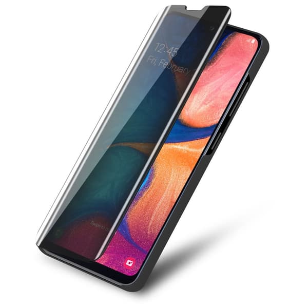 Samsung Galaxy A10e / A20e Skal Plånboksfodral Clear View Mirror Skyddsomslag med standfunktion 360 graders skydd