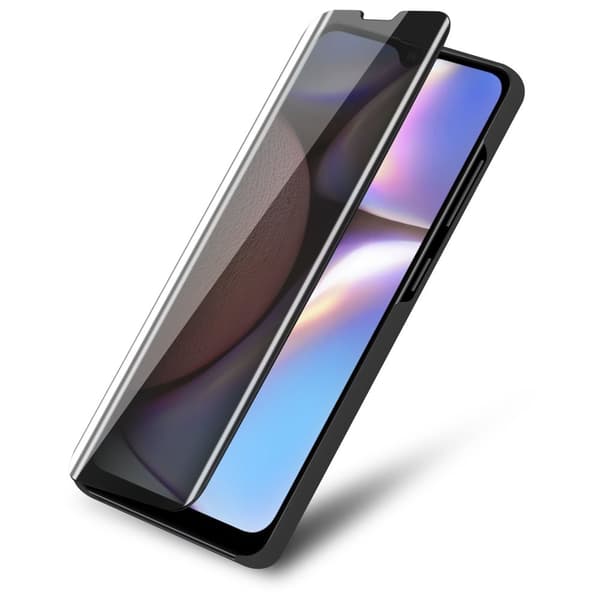 Etui for Samsung Galaxy A10s / M01s Deksel Clear View Mirror Beskyttelsesetui med stativfunksjon 360 graders beskyttelse