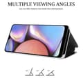 Pikkukuva 5 / 7: Samsung Galaxy A10s / M01s Lompakkokotelo Matkapuhelinkotelo Suojakuori Clear View Mirror Suojakotelo jalusta toiminto 360 asteen suojaus