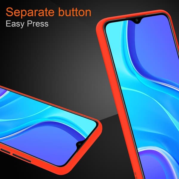 Xiaomi RedMi 9 Suojakuori Suojakotelo Hybrid jossa on TPU-silikoni sisäpuolella ja matta muovinen takapuoli