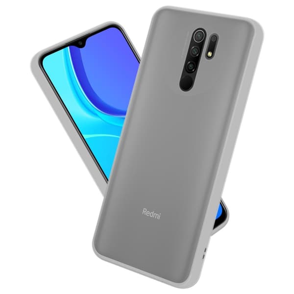 Xiaomi RedMi 9 Suojakuori Suojakotelo Hybrid jossa on TPU-silikoni sisäpuolella ja matta muovinen takapuoli