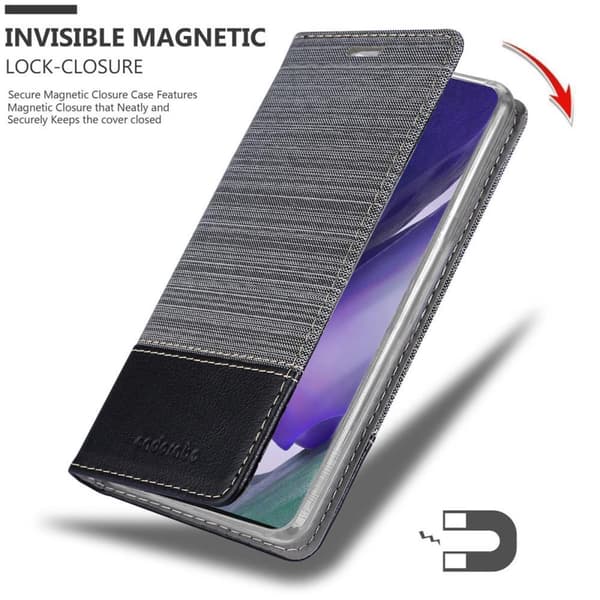 Samsung Galaxy NOTE 20 PLUS Suojakotelo Suojakuori Lompakkokotelo Matkapuhelinkotelo jossa magneettisuljenta, jalusta-toiminto ja korttitasku
