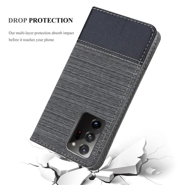 Samsung Galaxy NOTE 20 PLUS Suojakotelo Suojakuori Lompakkokotelo Matkapuhelinkotelo jossa magneettisuljenta, jalusta-toiminto ja korttitasku
