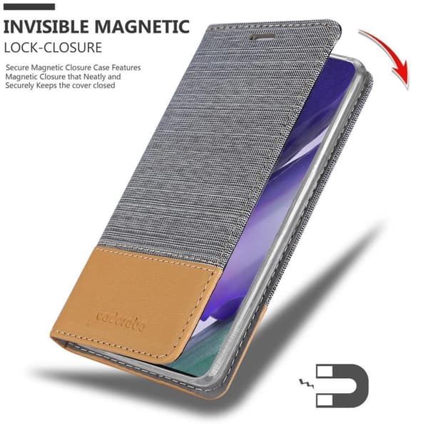 Samsung Galaxy NOTE 20 PLUS Suojakotelo Suojakuori Lompakkokotelo Matkapuhelinkotelo jossa magneettisuljenta, jalusta-toiminto ja korttitasku