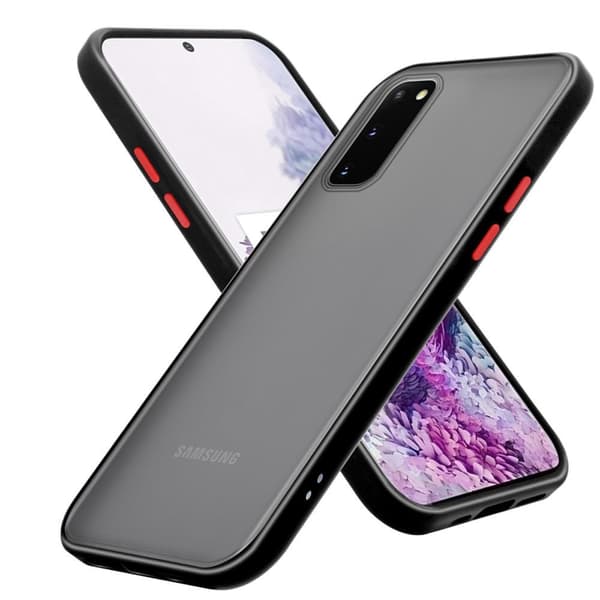 Deksel for Samsung Galaxy S20 med TPU-silikon på innsiden og matt plast på baksiden