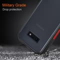 Miniatyrbilde 4 av 6: Deksel for Samsung Galaxy S10e med TPU-silikon på innsiden og matt plast på baksiden