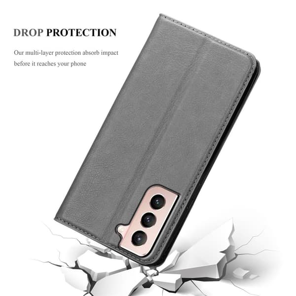 Samsung Galaxy S21 5G Fodral Skal Plånboksfodral Case med magnetisk stängning, ståfunktion och kortficka