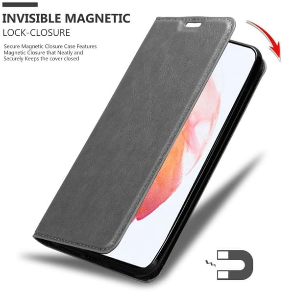 Samsung Galaxy S21 5G Suojakotelo Suojakuori Lompakkokotelo Matkapuhelinkotelo jossa magneettisuljenta, jalusta-toiminto ja korttitasku