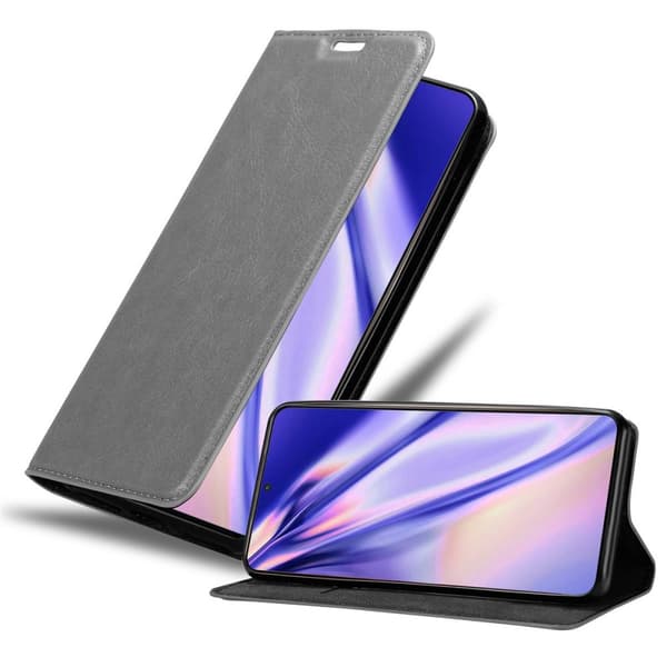 Samsung Galaxy S21 5G Suojakotelo Suojakuori Lompakkokotelo Matkapuhelinkotelo jossa magneettisuljenta, jalusta-toiminto ja korttitasku TITAN HARMAA