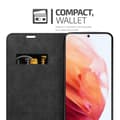 Pikkukuva 3 / 8: Samsung Galaxy S21 5G Suojakotelo Suojakuori Lompakkokotelo Matkapuhelinkotelo jossa magneettisuljenta, jalusta-toiminto ja korttitasku