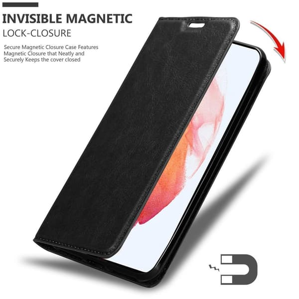 Samsung Galaxy S21 5G Suojakotelo Suojakuori Lompakkokotelo Matkapuhelinkotelo jossa magneettisuljenta, jalusta-toiminto ja korttitasku