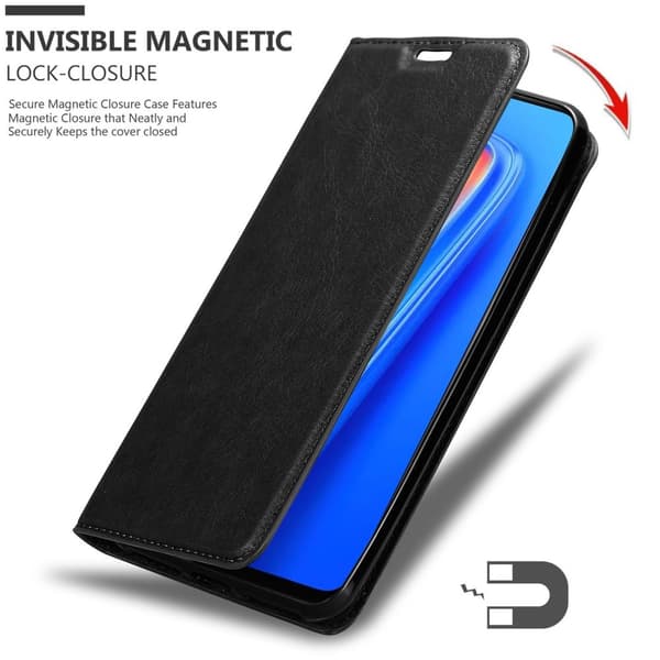 Lommebokdeksel til Realme 7 4G Deksel med magnetisk lukking, stativfunksjon og kortlomme