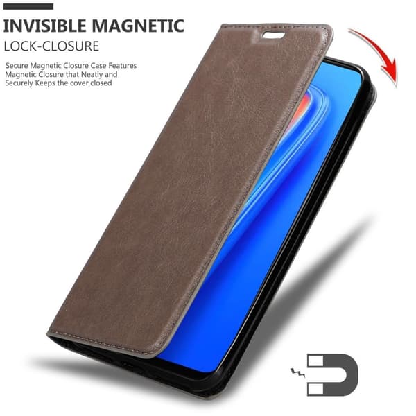 Lommebokdeksel til Realme 7 4G Deksel med magnetisk lukking, stativfunksjon og kortlomme
