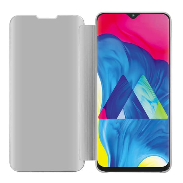 Etui for Samsung Galaxy A10 / M10 Deksel Clear View Mirror Beskyttelsesetui med stativfunksjon 360 graders beskyttelse