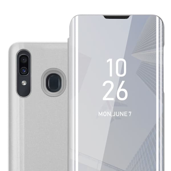 Samsung Galaxy A20 / A30 / M10s Pungetui Cover Case () AGAT SØLV