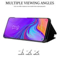 Miniatyrbilde 5 av 7: Etui for Samsung Galaxy A8s Deksel Clear View Mirror Beskyttelsesetui med stativfunksjon 360 graders beskyttelse
