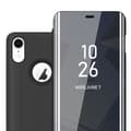 Pikkukuva 2 / 11: Apple iPhone XR Lompakkokotelo Matkapuhelinkotelo Suojakuori Clear View Mirror Suojakotelo jalusta toiminto 360 asteen suojaus