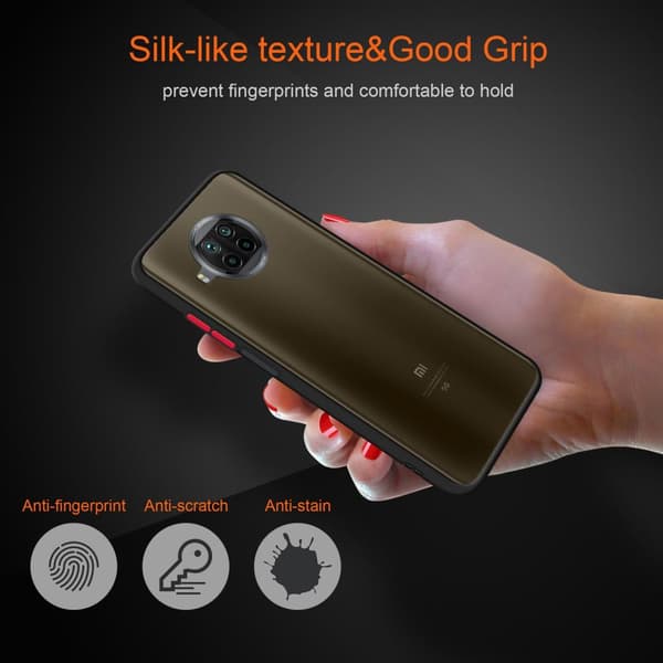 Skal /Mobilskall för Xiaomi Mi 10T LITE Fodral Mobilskydd med TPU-silikon på insidan och matt plast på baksidan