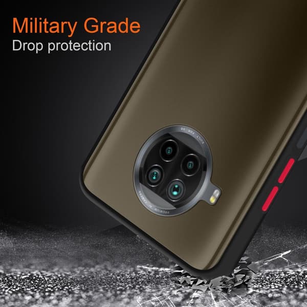 Skal /Mobilskall för Xiaomi Mi 10T LITE Fodral Mobilskydd med TPU-silikon på insidan och matt plast på baksidan