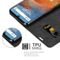 Pikkukuva 5 / 8: ZTE Blade V10 Suojakotelo Suojakuori Lompakkokotelo Matkapuhelinkotelo jossa magneettisuljenta, jalusta-toiminto ja korttitasku
