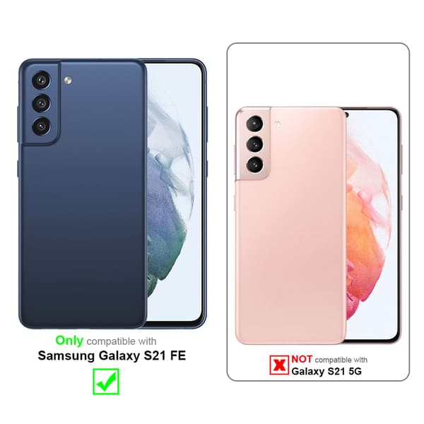 Samsung Galaxy S21 FE Suojakuori Suojakotelo joustavasta TPU-silikonista ruostumattoman teräksen ja hiilikuidun näköisenä