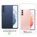 Pikkukuva 2 / 7: Samsung Galaxy S21 FE Suojakuori Suojakotelo joustavasta TPU-silikonista ruostumattoman teräksen ja hiilikuidun näköisenä