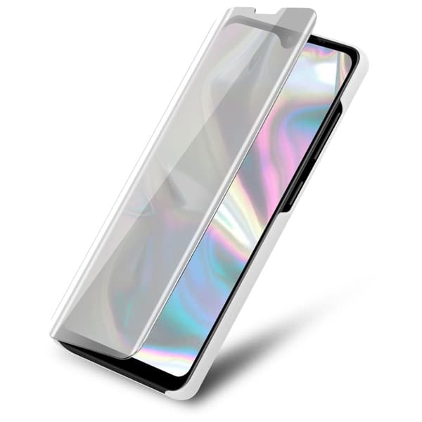 Etui for Samsung Galaxy A70e Deksel Clear View Mirror Beskyttelsesetui med stativfunksjon 360 graders beskyttelse