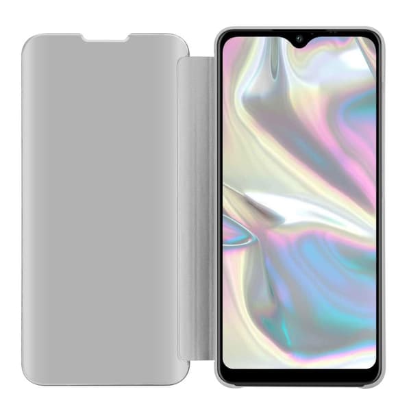 Etui for Samsung Galaxy A70e Deksel Clear View Mirror Beskyttelsesetui med stativfunksjon 360 graders beskyttelse