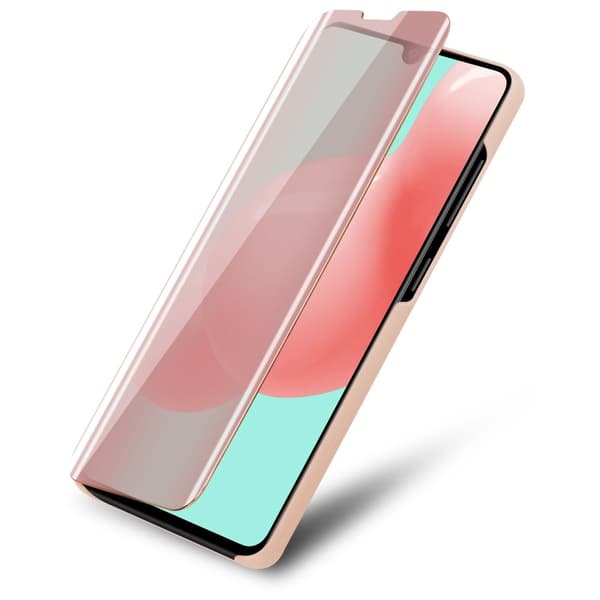 Samsung Galaxy A41 Skal Plånboksfodral Clear View Mirror Skyddsomslag med standfunktion 360 graders skydd