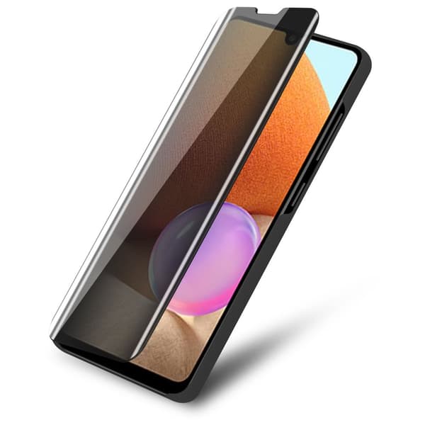 Samsung Galaxy A32 4G Skal Plånboksfodral Clear View Mirror Skyddsomslag med standfunktion 360 graders skydd