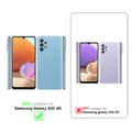 Miniatyrbilde 2 av 7: Etui for Samsung Galaxy A32 4G Deksel Clear View Mirror Beskyttelsesetui med stativfunksjon 360 graders beskyttelse