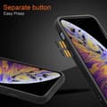 Miniatyrbilde 6 av 8: Deksel for iPhone XS MAX med TPU-silikon på innsiden og matt plast på baksiden