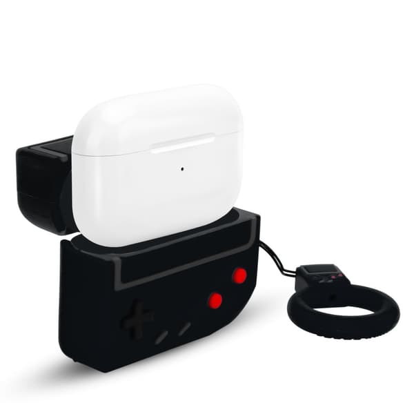 Etui til AirPod PRO 2 Bærbart beskyttelsesetui i silikon til hodetelefoner 3D-etui Nøkkelring