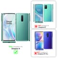 Miniatyrbild 2 av 7: OnePlus 8 Skal Plånboksfodral Clear View Mirror Skyddsomslag med standfunktion 360 graders skydd