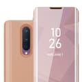 Pikkukuva 1 / 7: OnePlus 8 Lompakkokotelo Matkapuhelinkotelo Suojakuori Clear View Mirror Suojakotelo jalusta toiminto 360 asteen suojaus