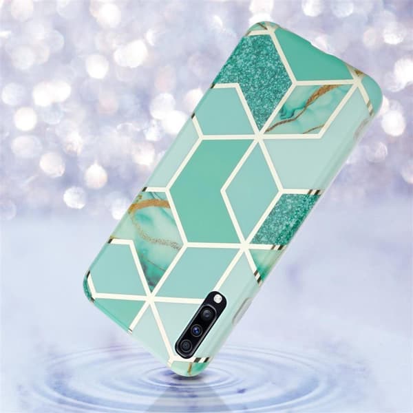 Samsung Galaxy A70 / A70s Skal Fodral Mobilskydd av TPU-silikon med mosaikmönster