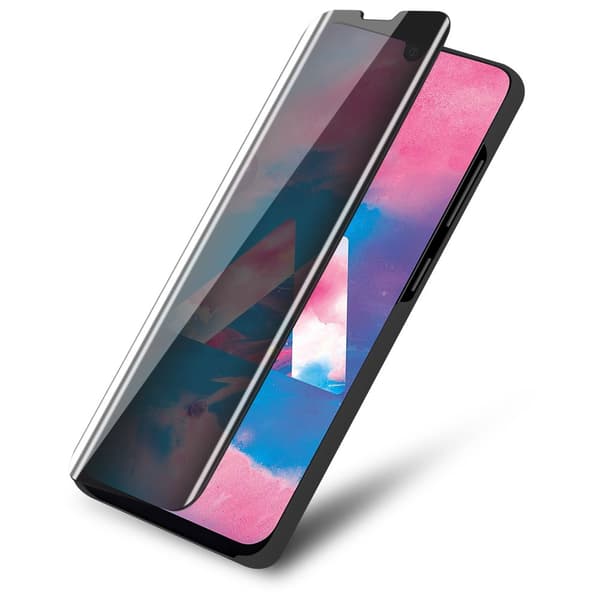 Etui for Samsung Galaxy M30 / A40s Deksel Clear View Mirror Beskyttelsesetui med stativfunksjon 360 graders beskyttelse