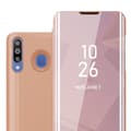 Miniatyrbild 1 av 7: Samsung Galaxy M30 / A40s Skal Plånboksfodral Clear View Mirror Skyddsomslag med standfunktion 360 graders skydd