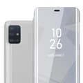 Miniatyrbilde 1 av 7: Etui for Samsung Galaxy A51 4G / M40s Deksel Clear View Mirror Beskyttelsesetui med stativfunksjon 360 graders beskyttelse