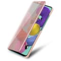Miniatyrbilde 4 av 7: Etui for Samsung Galaxy A51 4G / M40s Deksel Clear View Mirror Beskyttelsesetui med stativfunksjon 360 graders beskyttelse