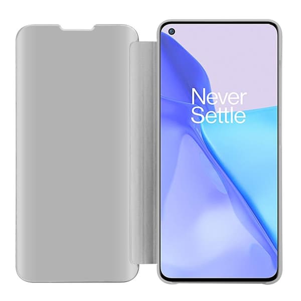 OnePlus 9 Lompakkokotelo Matkapuhelinkotelo Suojakuori Clear View Mirror Suojakotelo jalusta toiminto 360 asteen suojaus