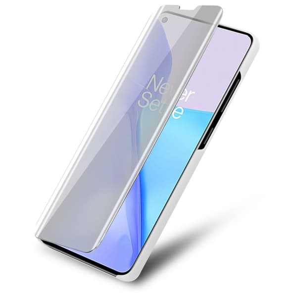 OnePlus 9 Lompakkokotelo Matkapuhelinkotelo Suojakuori Clear View Mirror Suojakotelo jalusta toiminto 360 asteen suojaus