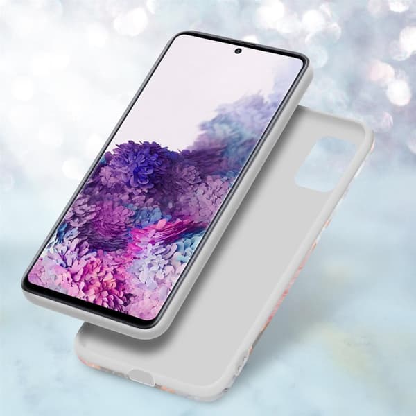 Samsung Galaxy A71 5G Skal Fodral Mobilskydd av TPU-silikon med mosaikmönster