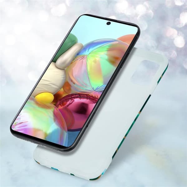 Samsung Galaxy A71 5G Skal Fodral Mobilskydd av TPU-silikon med mosaikmönster