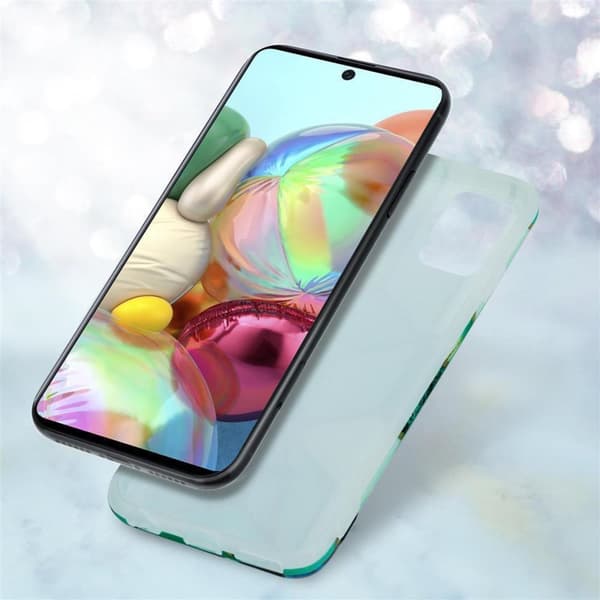 Samsung Galaxy A71 5G Skal Fodral Mobilskydd av TPU-silikon med mosaikmönster