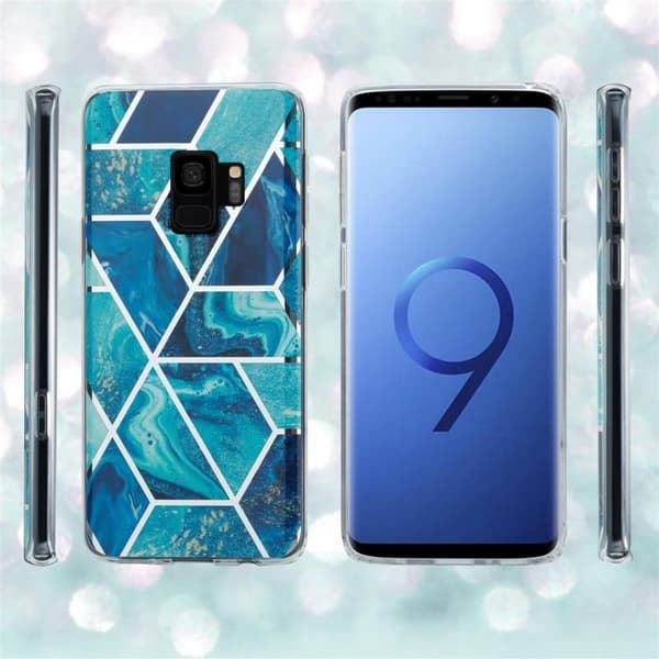Samsung Galaxy S9 PLUS Suojakotelo Suojakuori valmistettu TPU silikoni kuvio mosaiikki